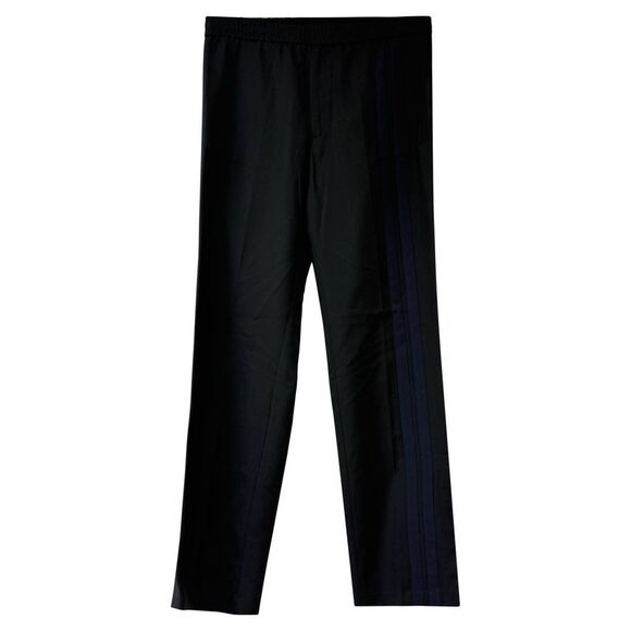 Valentino Garavani Side Stripe Track Pants in Black Polyester